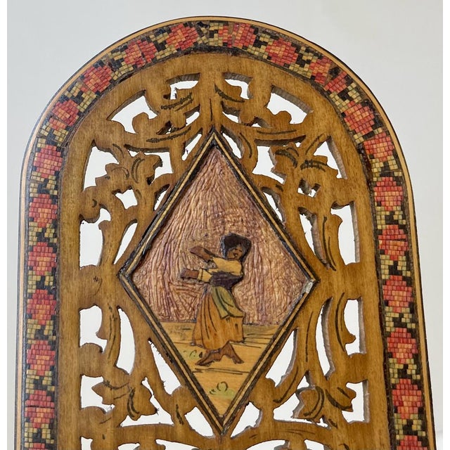 Vintage Italian Bookend in Walnut, 1920s For Sale - Image 3 of 9