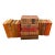 Group of 20 Assorted Shades of Red Antique Books For Sale