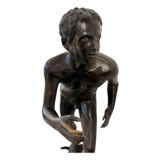 Unknown Artist, Runners from Herculaneum, 20th Century, Bronze, Set of 2 For Sale