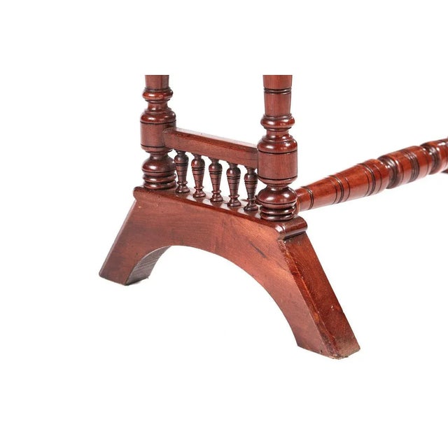 Victorian Antique Walnut Centre Table For Sale - Image 5 of 9