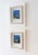 Wanderlust I & II. Framed Abstracts by C. Damien Fox Pair of exceptionally unique smaller abstracts framed in hand...