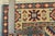 Kazak Rug 2’1” X 3′ Blue Wool Tribal Hand-Knotted Oriental Carpet For Sale - Image 9 of 9