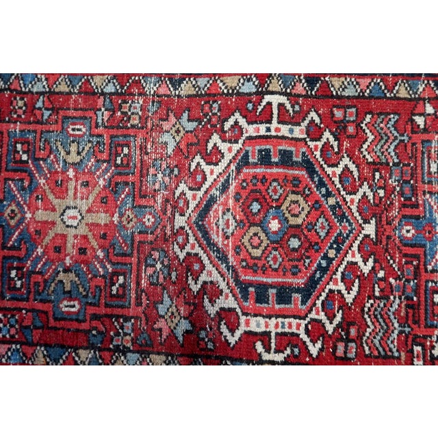 1910s 1910s, Handmade Antique Persian Karajeh Rug 2.1' X 3.7' For Sale - Image 5 of 11