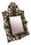Florentine Mirror with Gilded Acanthus Leaf Details For Sale