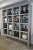 Contemporary Vintage Modern Farmhouse Square Cube Display Shelf / Bookcase For Sale - Image 3 of 6
