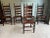 19th Century 19th Century Set of 5 Antique Maple Ladder Back Rush Seat Side Chairs For Sale - Image 5 of 11