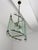 1950s Murano Glass and Brass Pendant Light in the style of Fontana Arte, 1950s For Sale - Image 5 of 9