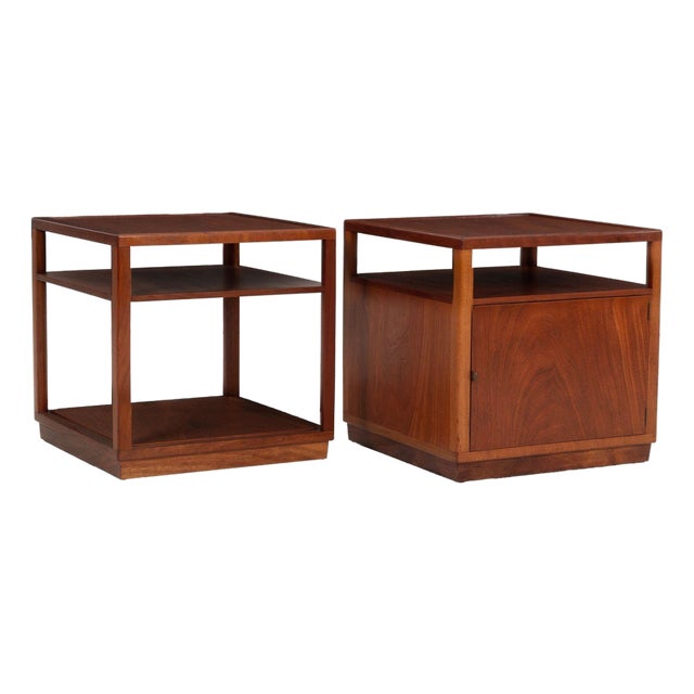 Edward Wormley for Dunbar Pair of Cube End Tables, 1947 For Sale