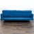Textile West Elm Andes 3-Seat Blue Sofa Bed – Modern Convertible Couch For Sale - Image 7 of 10