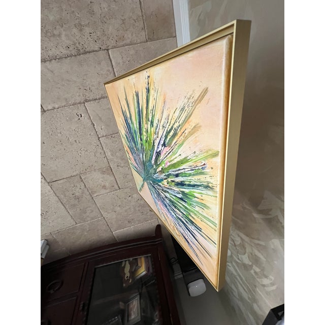 Palm Beach Palm Frond, Canvas Art - Designed by Cheryl P. Kohloff For Sale - Image 4 of 6