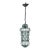 Rare Blu Acuqamarin Vintage Venetian Lantern, Murano Glass, 1970s For Sale
