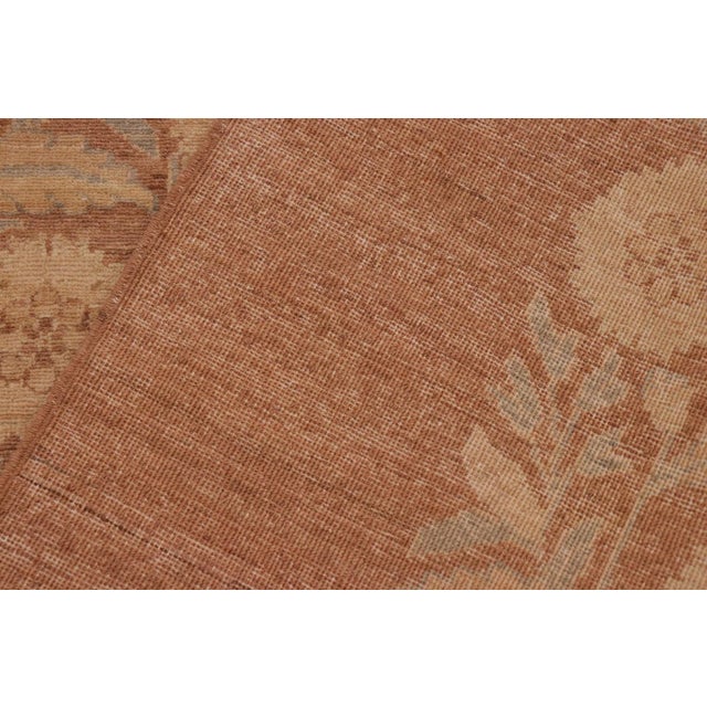 Tan 1990s Oriental Ziegler Brown Tan Hand-Knotted Wool Rug - 10'1'' X 13'10'' For Sale - Image 8 of 8