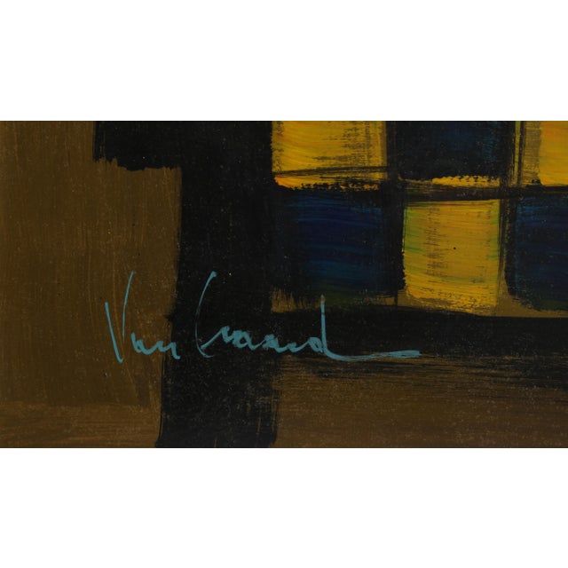 Mandolins, Van Gaard Oil on Board, Signed Lower Left For Sale - Image 4 of 5