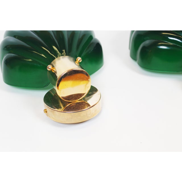 Large Italian Glass and Chrome Wall Lamps, Italy, 1970s, Set of 2 For Sale - Image 6 of 10