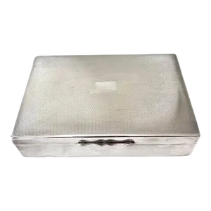 Silver Plate French Box with Wood Interior