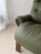 Rybo Rykken Chair in Green Leather by Solheim For Sale - Image 9 of 15