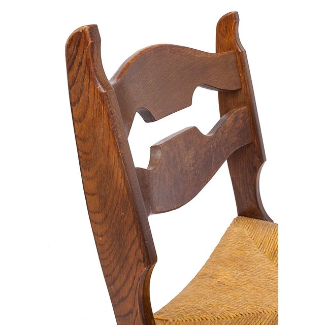 Chairs by Guillerme and Chambron, 1950s, Set of 6 For Sale - Image 6 of 9