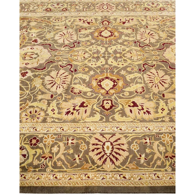 Solo Rugs Mogul, One-of-a-Kind Hand-Knotted Area Rug - Brown, 6' 3" x 8' 10" For Sale - Image 4 of 8