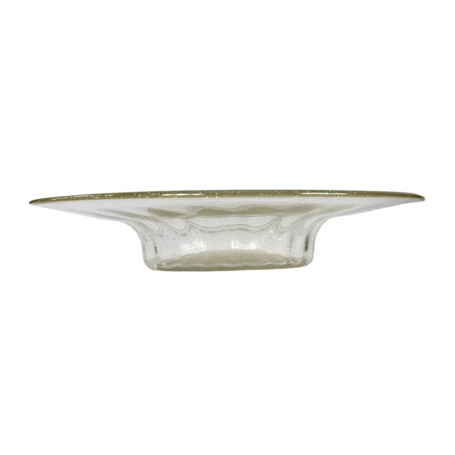 Large Italian Vase Centerpiece in Murano Glass For Sale