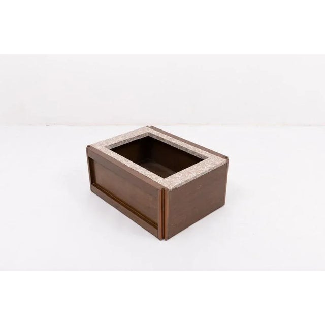 Brown Coffee Table by Angelo Mangiarotti for Molteni, Italy, 1960s For Sale - Image 8 of 8