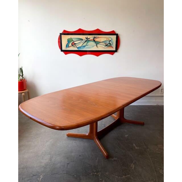Wood Vintage Danish Teak Dining Table by Dyrlund For Sale - Image 7 of 10