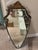 Gold Vintage Vintage Italian Rococo or Venetian Style Shield-Shaped Wall Mirror For Sale - Image 8 of 8