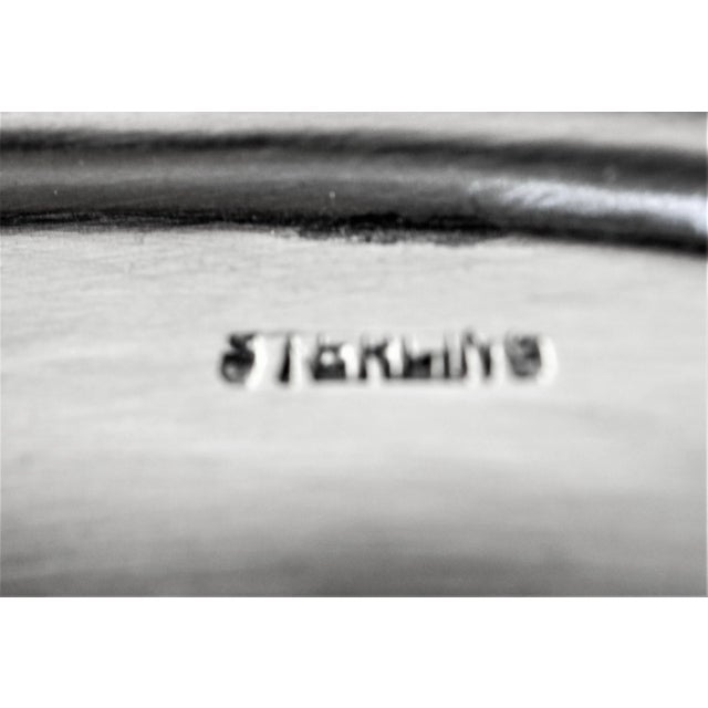 Metal Frank Whiting Sterling Basket For Sale - Image 7 of 8