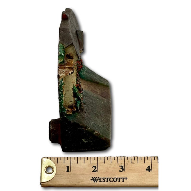 Rare & Hard to Find Antique American Cottage Cast Iron Doorstop by Cjo H L Judd Co. Circa 1920s For Sale - Image 15 of 18
