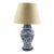 Blue and White Porcelain Jar Mounted Lamp For Sale