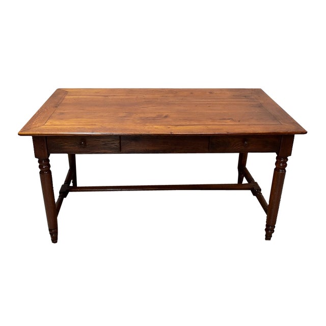 Rectangular Table in Golden Oak, 1800s For Sale