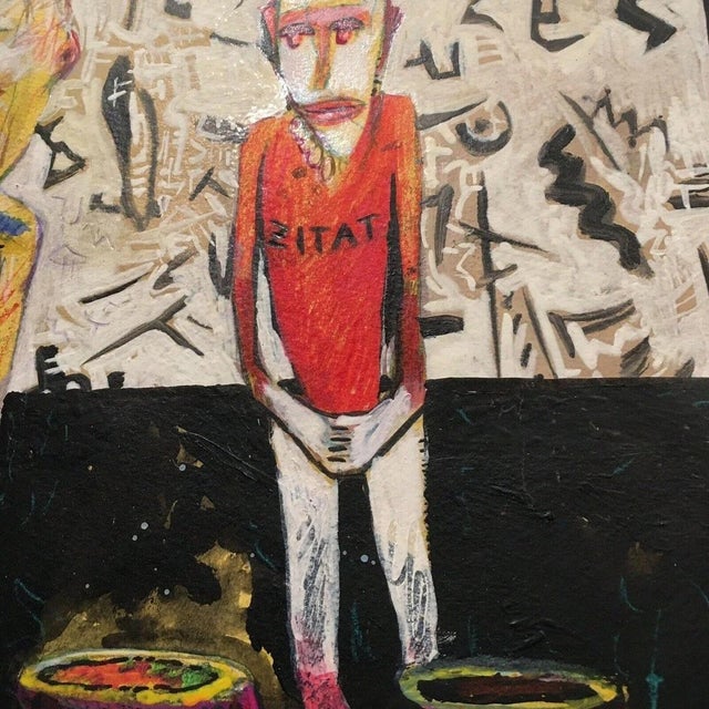Heinz Münch, Homage to Prof. Hilmar Hoffmann, Mixed Media on Paper For Sale - Image 10 of 13