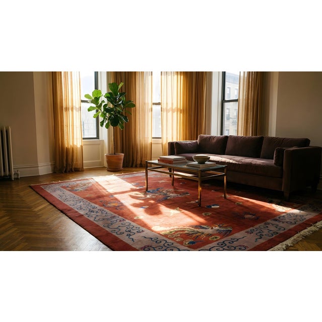 1920s Chinese Art Deco Carpet ( 10' x 13'6" - 305 x 412 ) For Sale - Image 11 of 11