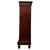 19th Century Antique English Victorian Inlaid Walnut Pier Display Cabinet For Sale - Image 10 of 11
