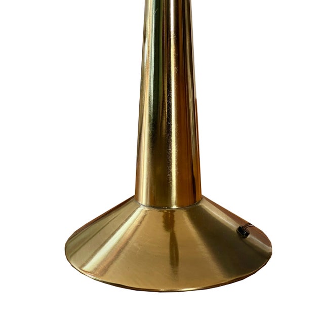 Mid-Century Modern Decorative Candelabra Brass Table Lamp For Sale - Image 4 of 8