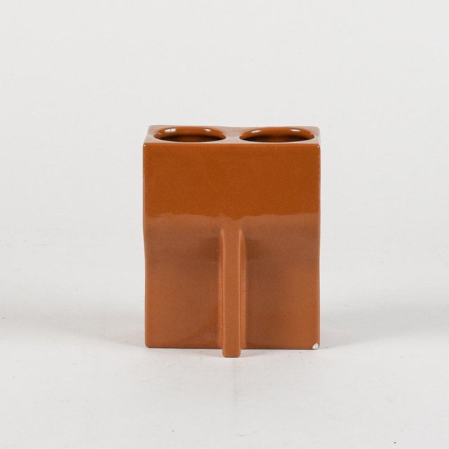 Italian Ceramic Vase by Il Picchio For Sale - Image 10 of 11