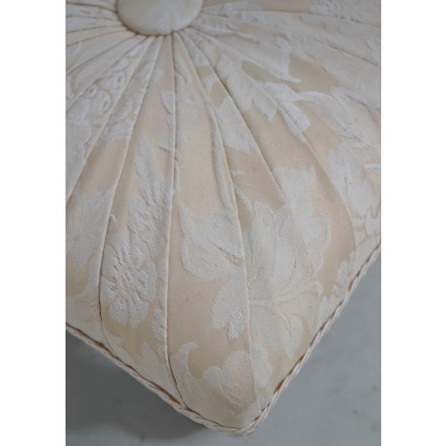 1980s Monaco Slip Seat Ottoman Footstool For Sale In Philadelphia - Image 6 of 10