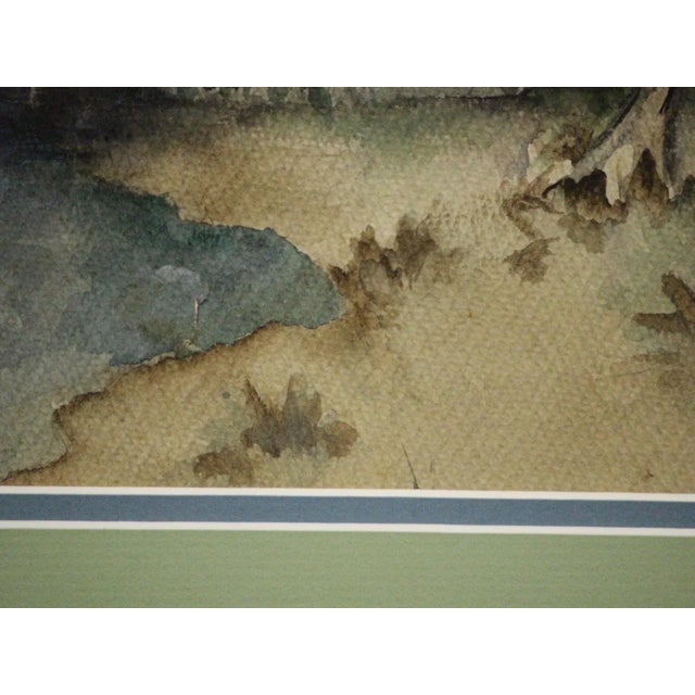Late 20th Century Al Capone's Star Island Estate Painting, Framed For Sale - Image 4 of 5