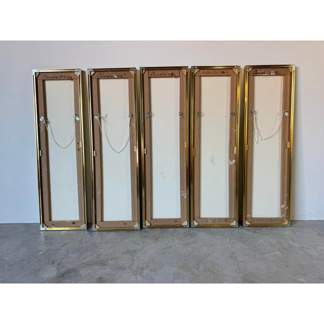 1980s Vintage Mixed Media Abstract Expressionist Panels by Capp For Sale - Image 12 of 12