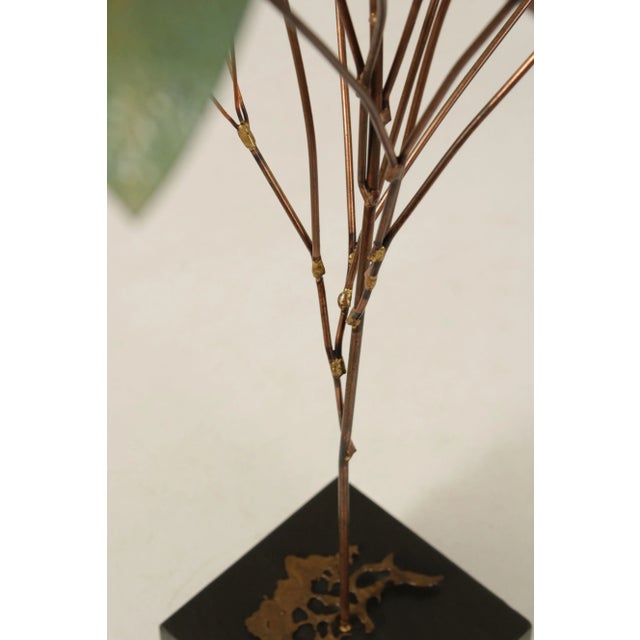 1960s Curtis Jere Mixed-Media Metal Tree Sculpture For Sale - Image 9 of 13