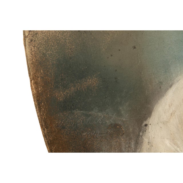 Baby Blue 18th Century Pastel Portrait Painting Young Girl by John Russell Ra 1789, Framed For Sale - Image 8 of 9