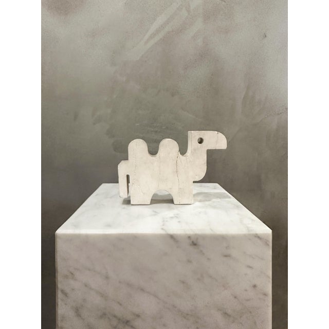 1970s Marble Camel Sculpture attributed to Enzo Mari for Fratelli Mannelli, 1970s For Sale - Image 5 of 8