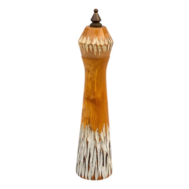 Pepper Mill by Aldo Tura for Macabo, 1950s For Sale