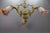 French Rococo Style Bronze and Noverdy Glass Three-Light Chandelier, 1920 For Sale - Image 11 of 18