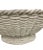 Vintage Pair Large Cast Concrete Basketweave Planters For Sale - Image 9 of 11
