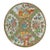 Superb 19th century Chinese export porcelain rose medallion plate, embossed enamel hand painted depict figures/...