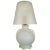 Metal Frosted Glass Crescent Moon Boudoir Lamp, Circa 1920 For Sale - Image 7 of 9