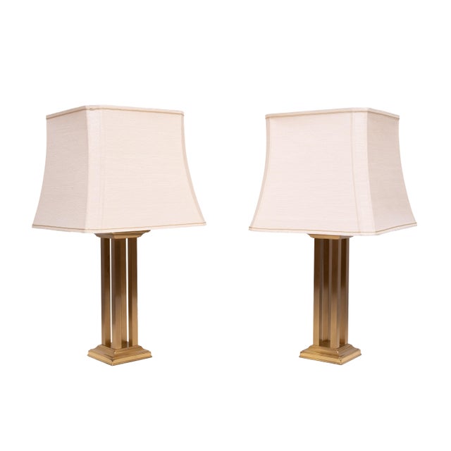 Hollywood Brass Table Lamps from Form Leuchten, Germany, 1970s, Set of 2 For Sale - Image 11 of 11