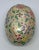 Late 20th Century Vintage Black Bird Mold Inc. Hand Painted Multicolored Ceramic Egg Shaped Lidded Box For Sale - Image 5 of 13