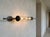 2020s Handmade Brass Double Light Glass Tube Wall Sconce For Sale - Image 5 of 17