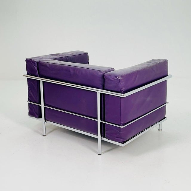 Le Corbusier Mid-Century LC3 Armchair Model 0275 by Le Corbusier for Cassina, Italy, 1960s For Sale - Image 4 of 11